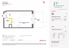 1 pokój, mieszkanie 28,70 m², parter, oferta nr C1/3, Miasteczko Julianów 2, Julianów, ul. Architektów