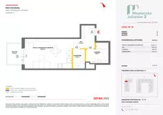 1 pokój, mieszkanie 39,10 m², piętro 3, oferta nr C1/58, Miasteczko Julianów 2, Julianów, ul. Architektów