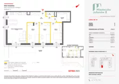 4 pokoje, mieszkanie 87,88 m², piętro 2, oferta nr C2/91, Miasteczko Julianów 2, Julianów, ul. Architektów