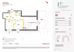 3 pokoje, mieszkanie 46,90 m², parter, oferta nr C1/8, Miasteczko Julianów 2, Julianów, ul. Architektów