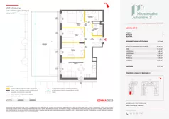4 pokoje, mieszkanie 72,75 m², piętro 1, oferta nr C2/155, Miasteczko Julianów 2, Julianów, ul. Architektów