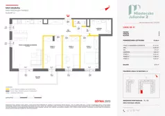 4 pokoje, mieszkanie 87,88 m², piętro 2, oferta nr C2/91, Miasteczko Julianów 2, Julianów, ul. Architektów