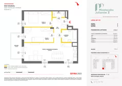 3 pokoje, mieszkanie 67,30 m², piętro 3, oferta nr C2/107, Miasteczko Julianów 2, Julianów, ul. Architektów