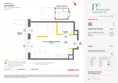 1 pokój, mieszkanie 34,81 m², piętro 2, oferta nr C2/170, Miasteczko Julianów 2, Julianów, ul. Architektów