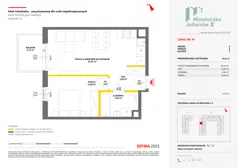 2 pokoje, mieszkanie 44,52 m², piętro 2, oferta nr C2/97, Miasteczko Julianów 2, Julianów, ul. Architektów