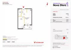 2 pokoje, mieszkanie 38,10 m², parter, oferta nr IV/2, Miasteczko Nova Sfera 4, Warszawa, Białołęka, Żerań, ul. Marywilska 7