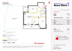 4 pokoje, mieszkanie 64,43 m², parter, oferta nr IV/23, Miasteczko Nova Sfera 4, Warszawa, Białołęka, Żerań, ul. Marywilska 7