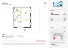 3 pokoje, mieszkanie 56,20 m², piętro 2, oferta nr v/13, Neo Nova Ochota 5, Warszawa, Włochy, Raków, ul. Wojciecha Opackiego 6A