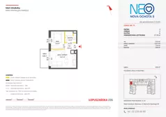 2 pokoje, mieszkanie 27,78 m², piętro 3, oferta nr v/15, Neo Nova Ochota 5, Warszawa, Włochy, Raków, ul. Wojciecha Opackiego 6A