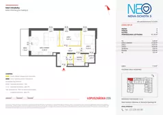 3 pokoje, mieszkanie 61,16 m², piętro 4, oferta nr v/23, Neo Nova Ochota 5, Warszawa, Włochy, Raków, ul. Wojciecha Opackiego 6A