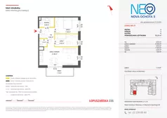 3 pokoje, mieszkanie 56,20 m², piętro 4, oferta nr V/27, Neo Nova Ochota 5, Warszawa, Włochy, Raków, ul. Wojciecha Opackiego 6A
