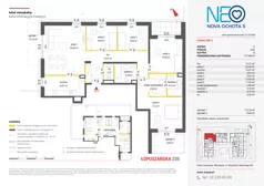 5 pokoi, mieszkanie 117,48 m², piętro 1, oferta nr v/5, Neo Nova Ochota 5, Warszawa, Włochy, Raków, ul. Wojciecha Opackiego 6A