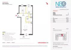 3 pokoje, mieszkanie 56,63 m², piętro 1, oferta nr v/37, Neo Nova Ochota 5, Warszawa, Włochy, Raków, ul. Wojciecha Opackiego 6A