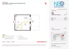 2 pokoje, mieszkanie 39,39 m², piętro 2, oferta nr v/44, Neo Nova Ochota 5, Warszawa, Włochy, Raków, ul. Wojciecha Opackiego 6A