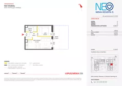 2 pokoje, mieszkanie 34,02 m², piętro 1, oferta nr v/68, Neo Nova Ochota 5, Warszawa, Włochy, Raków, ul. Wojciecha Opackiego 6A