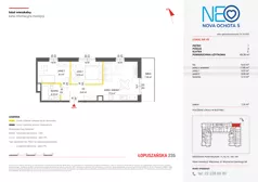 3 pokoje, mieszkanie 49,30 m², piętro 1, oferta nr v/65, Neo Nova Ochota 5, Warszawa, Włochy, Raków, ul. Wojciecha Opackiego 6A