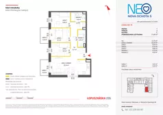 4 pokoje, mieszkanie 71,00 m², piętro 1, oferta nr v/70, Neo Nova Ochota 5, Warszawa, Włochy, Raków, ul. Wojciecha Opackiego 6A