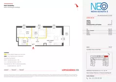3 pokoje, mieszkanie 49,30 m², piętro 3, oferta nr v/82, Neo Nova Ochota 5, Warszawa, Włochy, Raków, ul. Wojciecha Opackiego 6A