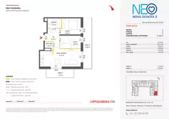 3 pokoje, mieszkanie 51,86 m², piętro 4, oferta nr v/95, Neo Nova Ochota 5, Warszawa, Włochy, Raków, ul. Wojciecha Opackiego 6A