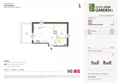 2 pokoje, mieszkanie 41,67 m², piętro 4, oferta nr VI/80, Nova Viva Garden, Warszawa, Białołęka, Brzeziny, ul. Włodkowica 9