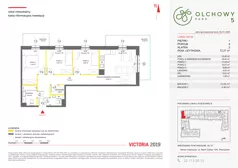 4 pokoje, mieszkanie 72,15 m², piętro 1, oferta nr V/38, Olchowy Park 5, Warszawa, Białołęka, Kobiałka, ul. Marii Callas