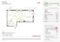 4 pokoje, mieszkanie 75,94 m², piętro 2, oferta nr V/92, Olchowy Park 5, Warszawa, Białołęka, Kobiałka, ul. Marii Callas