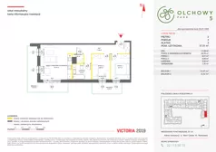 3 pokoje, mieszkanie 56,96 m², piętro 2, oferta nr V/96, Olchowy Park 5, Warszawa, Białołęka, Kobiałka, ul. Marii Callas