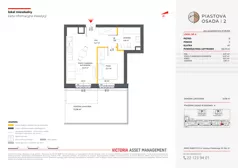 2 pokoje, mieszkanie 34,74 m², parter, oferta nr A-6, Piastova Osada 2, Warszawa, Ursus, Gołąbki, ul. Henryka II Pobożnego