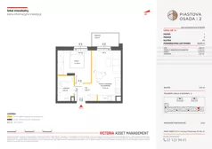 2 pokoje, mieszkanie 38,68 m², piętro 1, oferta nr A-14, Piastova Osada 2, Warszawa, Ursus, Gołąbki, ul. Henryka II Pobożnego