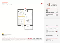 2 pokoje, mieszkanie 29,90 m², piętro 1, oferta nr A-18, Piastova Osada 2, Warszawa, Ursus, Gołąbki, ul. Henryka II Pobożnego