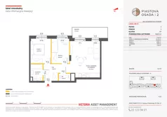 3 pokoje, mieszkanie 50,83 m², piętro 3, oferta nr A-31, Piastova Osada 2, Warszawa, Ursus, Gołąbki, ul. Henryka II Pobożnego