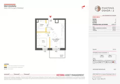 2 pokoje, mieszkanie 29,90 m², piętro 3, oferta nr A-36, Piastova Osada 2, Warszawa, Ursus, Gołąbki, ul. Henryka II Pobożnego
