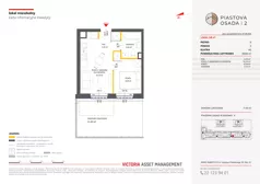 2 pokoje, mieszkanie 29,00 m², piętro 2, oferta nr A-59, Piastova Osada 2, Warszawa, Ursus, Gołąbki, ul. Henryka II Pobożnego