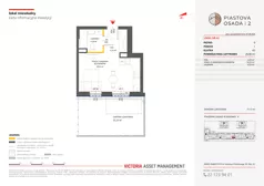1 pokój, mieszkanie 26,98 m², piętro 2, oferta nr A-58, Piastova Osada 2, Warszawa, Ursus, Gołąbki, ul. Henryka II Pobożnego