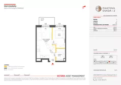 2 pokoje, mieszkanie 34,63 m², piętro 1, oferta nr A-54, Piastova Osada 2, Warszawa, Ursus, Gołąbki, ul. Henryka II Pobożnego