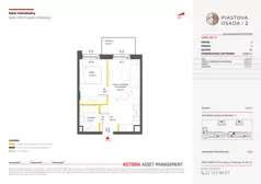 2 pokoje, mieszkanie 34,86 m², piętro 3, oferta nr A-74, Piastova Osada 2, Warszawa, Ursus, Gołąbki, ul. Henryka II Pobożnego