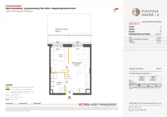 2 pokoje, mieszkanie 35,33 m², parter, oferta nr A-80, Piastova Osada 2, Warszawa, Ursus, Gołąbki, ul. Henryka II Pobożnego