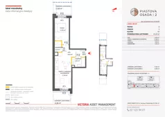 2 pokoje, mieszkanie 41,22 m², piętro 2, oferta nr A-105, Piastova Osada 2, Warszawa, Ursus, Gołąbki, ul. Henryka II Pobożnego