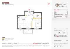 2 pokoje, mieszkanie 38,84 m², piętro 2, oferta nr A-104, Piastova Osada 2, Warszawa, Ursus, Gołąbki, ul. Henryka II Pobożnego