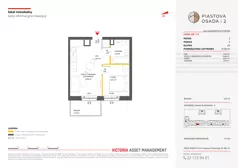 2 pokoje, mieszkanie 31,96 m², piętro 3, oferta nr A-115, Piastova Osada 2, Warszawa, Ursus, Gołąbki, ul. Henryka II Pobożnego