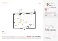 3 pokoje, mieszkanie 47,34 m², piętro 3, oferta nr A-118, Piastova Osada 2, Warszawa, Ursus, Gołąbki, ul. Henryka II Pobożnego
