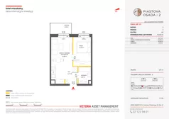 2 pokoje, mieszkanie 35,42 m², piętro 3, oferta nr A-121, Piastova Osada 2, Warszawa, Ursus, Gołąbki, ul. Henryka II Pobożnego