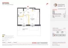 2 pokoje, mieszkanie 40,12 m², parter, oferta nr A-129, Piastova Osada 2, Warszawa, Ursus, Gołąbki, ul. Henryka II Pobożnego