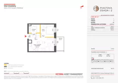 2 pokoje, mieszkanie 26,38 m², piętro 1, oferta nr A-137, Piastova Osada 2, Warszawa, Ursus, Gołąbki, ul. Henryka II Pobożnego