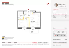 2 pokoje, mieszkanie 40,12 m², piętro 1, oferta nr A-141, Piastova Osada 2, Warszawa, Ursus, Gołąbki, ul. Henryka II Pobożnego