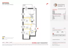 4 pokoje, mieszkanie 62,70 m², piętro 2, oferta nr A-144, Piastova Osada 2, Warszawa, Ursus, Gołąbki, ul. Henryka II Pobożnego