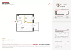 2 pokoje, mieszkanie 26,38 m², piętro 3, oferta nr A-155, Piastova Osada 2, Warszawa, Ursus, Gołąbki, ul. Henryka II Pobożnego