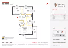4 pokoje, mieszkanie 70,68 m², piętro 1, oferta nr C-177, Piastova Osada 2, Warszawa, Ursus, Gołąbki, ul. Henryka II Pobożnego