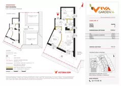 3 pokoje, mieszkanie 45,98 m², piętro 1, oferta nr 43, Viva Garden 14, Warszawa, Białołęka, Brzeziny, ul. Szlachecka 8