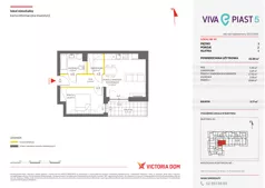 2 pokoje, mieszkanie 41,90 m², piętro 1, oferta nr V/9, Viva Piast 5, Kraków, Mistrzejowice, ul. Powstańców